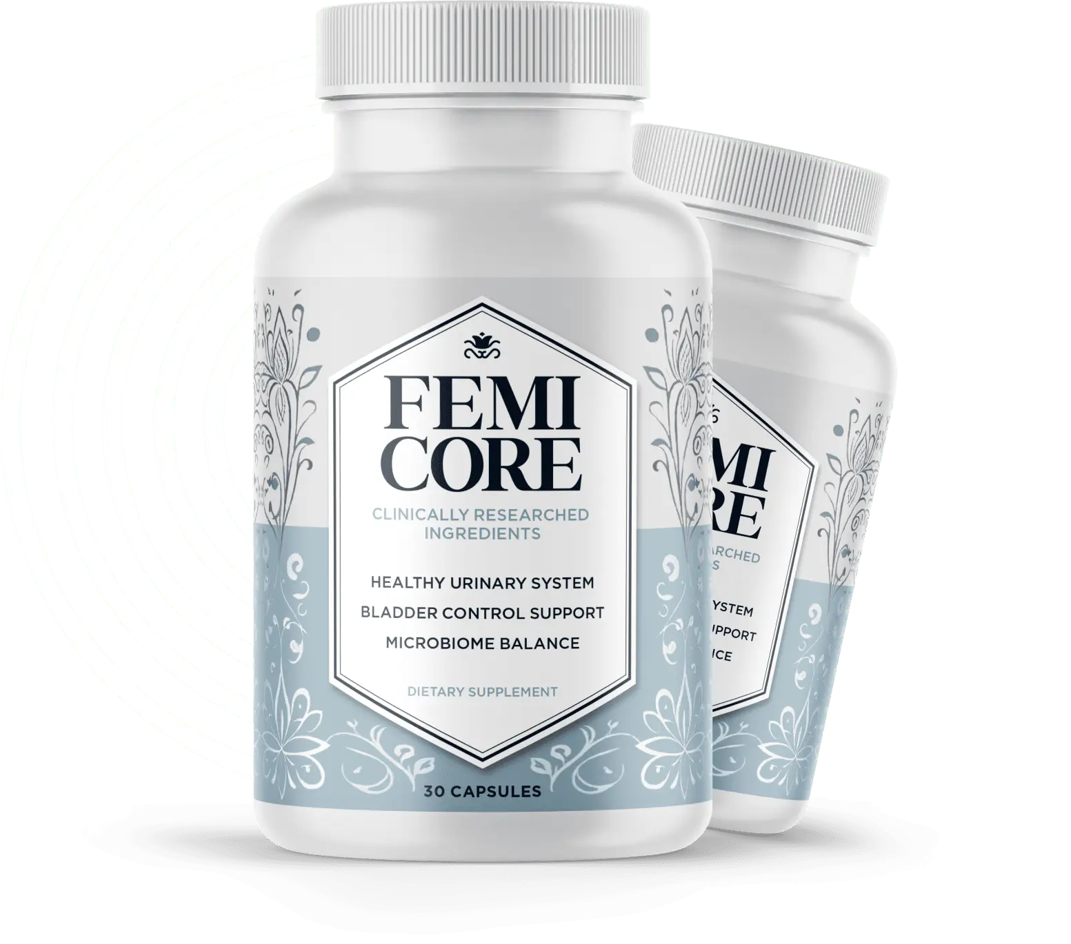 FemiCore capsule bottle — official product