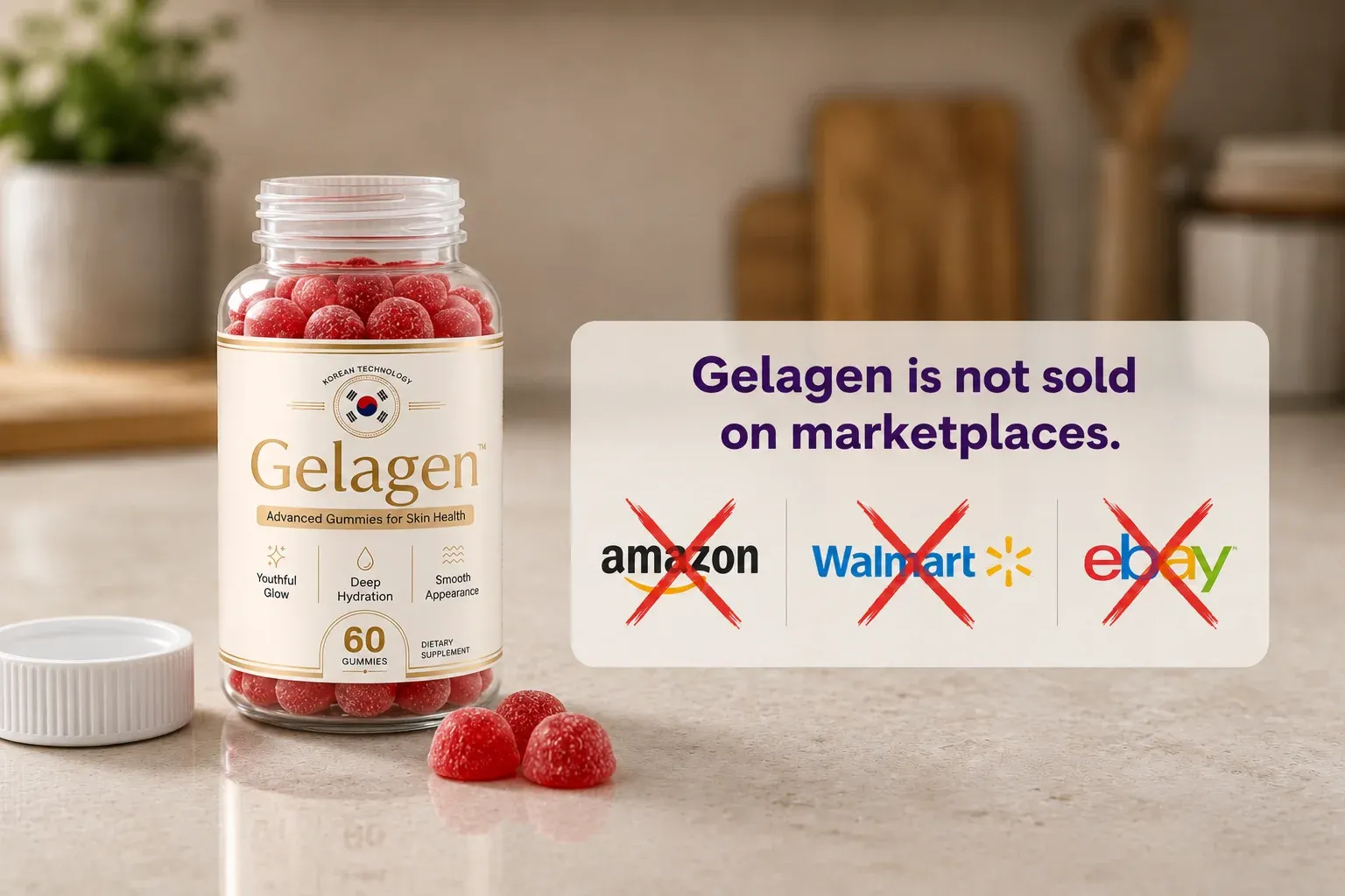 Gelagen scam alert: counterfeit products found on unauthorized third-party marketplaces