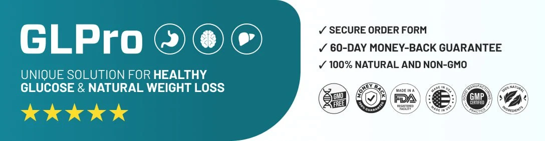 GLPro certifications: GMP-certified, FDA-registered facility, Made in USA