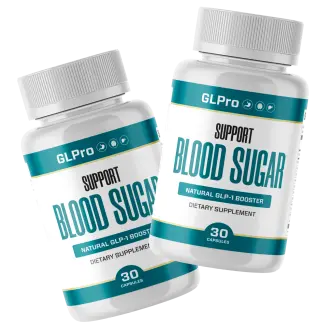 GLPro blood sugar support supplement bottle