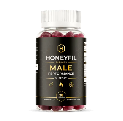HoneyFil Men's Vitality Gummy — official product bottle