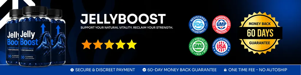 JellyBoost certifications: GMP-certified, FDA-registered facility, Made in USA