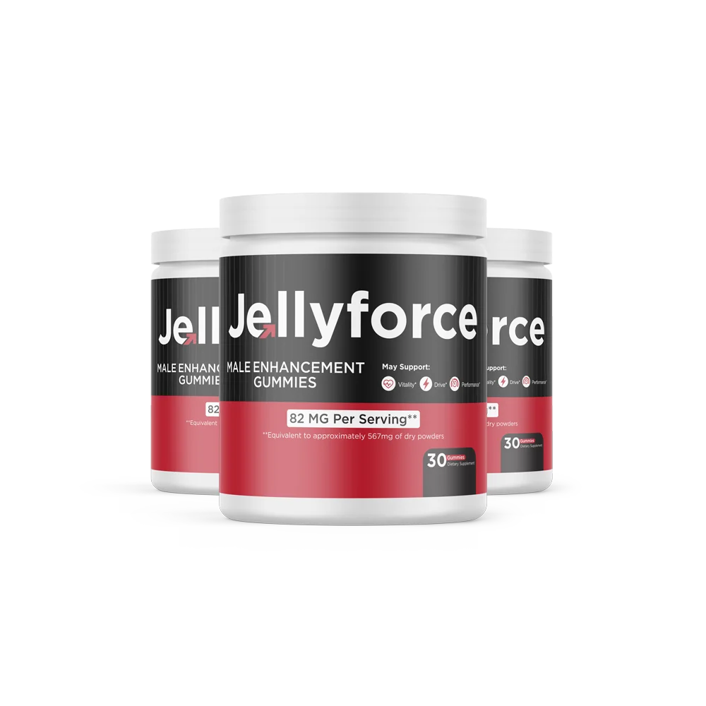 Jelly Force male stamina supplement bottle