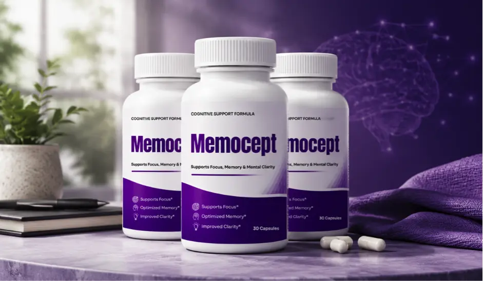 Memocept cognitive support capsule bottle