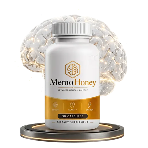 MemoHoney brain health supplement bottle