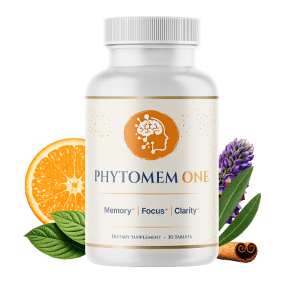 Phytomem One — 10-in-1 dual-defense brain health capsule supplement bottle