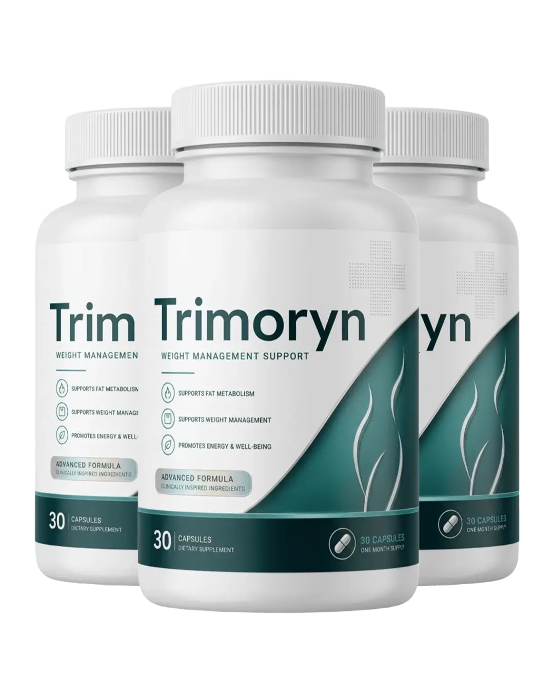 Trimoryn capsule bottle — official product for women's metabolism and wellness support